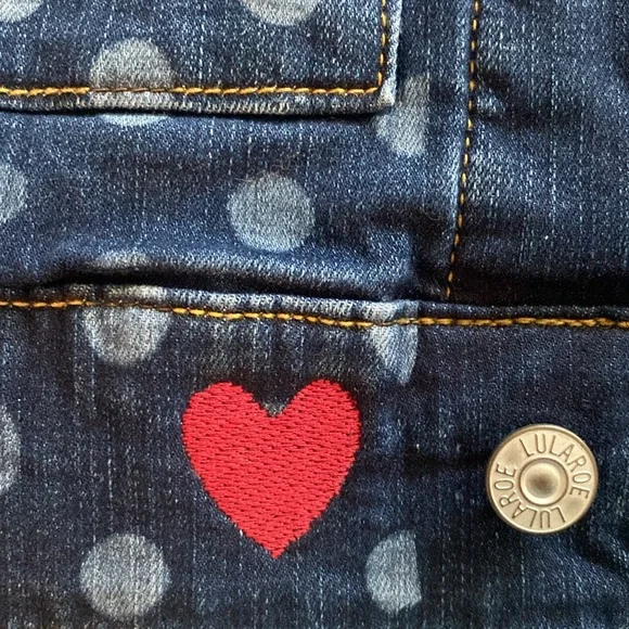 LuLaRoe NWT Kenny jean jacket 3XL - Picture 15 of 16